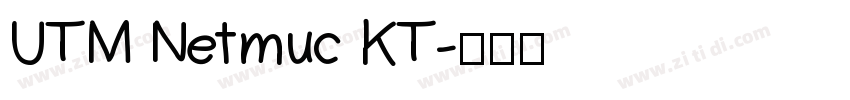 UTM Netmuc KT字体转换
